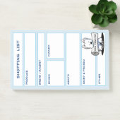 KiniArt Westie Grocery List Postit Post-it Klebezettel (Büro)