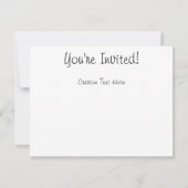 KiniArt Westie Herr Pawfect Flat Einladungen (Rückseite)