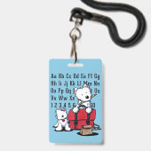 KiniArt Westie ID Abzeichen Ausweis (Vorderseite mit Lanyard)