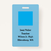 KiniArt Westie ID Abzeichen Ausweis (Rückseite)