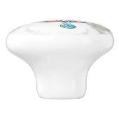 KiniArt Westie Impression Keramik Knob Keramikknauf (Seitenansicht)