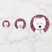 KiniArt Westie Impressions Floral Konfetti (Vorderseiten)