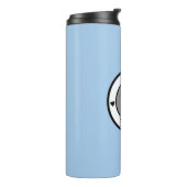 KiniArt Westie Kaffee Lover Thermal Tumbler Thermosbecher (Nach links gedreht)