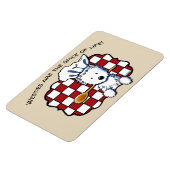 KiniArt Westie Koch Magnet (Linke Seite)