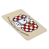 KiniArt Westie Koch Magnet (Rechte Seite)