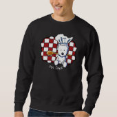 KiniArt Westie Koch Sweatshirt (Vorderseite)