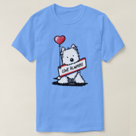 KiniArt Westie Liebe T - Shirt
