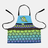 KiniArt Westie Live Green All-Over Print Schürze (Vorderseite)