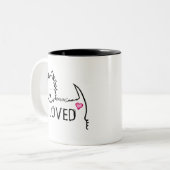 KiniArt Westie LOVED Tasse (Vorderseite Links)