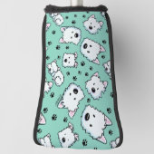 KiniArt Westie Lover Golf Headcover (Rotieren 90)