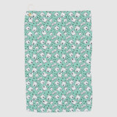 KiniArt Westie Lover Golfhandtuch (Vorderseite)