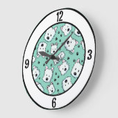 KiniArt Westie Lover Large Clock Große Wanduhr (Winkel)