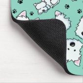 KiniArt Westie Lover Mousepad (Ecke)