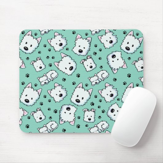 KiniArt Westie Lover Mousepad (Mit Mouse)