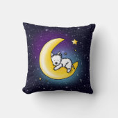 KiniArt Westie Lunar Liebe Kissen (Vorderseite)