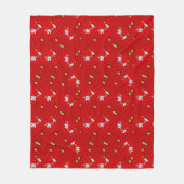 KiniArt Westie Martini Fleece Blanket (Vorderseite)