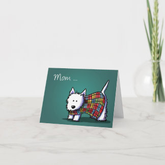 KiniArt Westie Muttertag Karte