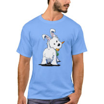 KiniArt Westie Osterfest Sonniger T - Shirt