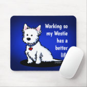 KiniArt Westie Parent Mouse Pad Mousepad (Mit Mouse)