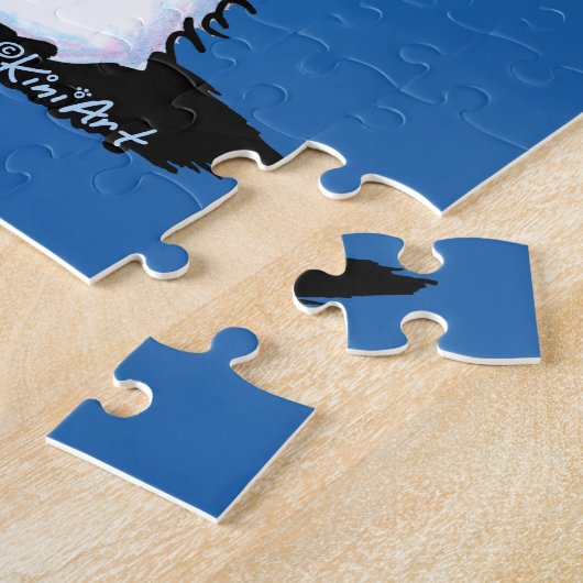 KiniArt Westie Peach Puzzle (Seite)