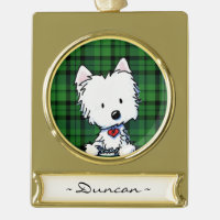 KiniArt Westie Personalisierte Ornament