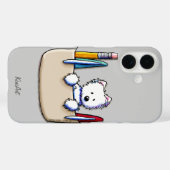 KiniArt Westie Pocket Protector Case-Mate iPhone Hülle (Rückseite (Horizontal))
