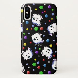 KiniArt Westie Punktmuster Case-Mate iPhone Hülle