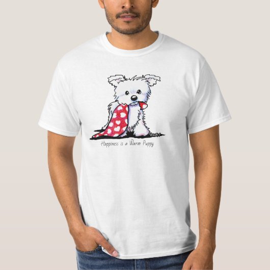 KiniArt Westie Puppy T - Shirt (Vorderseite)