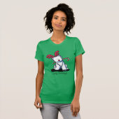 KiniArt Westie Reindeer Dark Shirt (Vorne ganz)