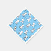 KiniArt Westie Serviette (Ecke)