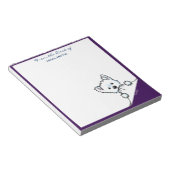KiniArt Westie Terrier Notes Notizblock (angewinkelt)