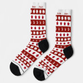 KiniArt Westie Terrier Socks Socken (Linkes Detail)