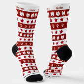KiniArt Westie Terrier Socks Socken (Gewinkelt)