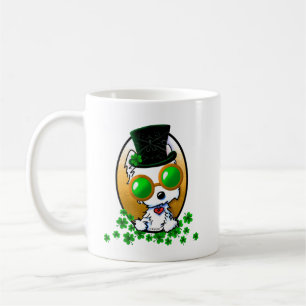 KiniArt Westie Terrier St. Paddy's Kaffeetasse