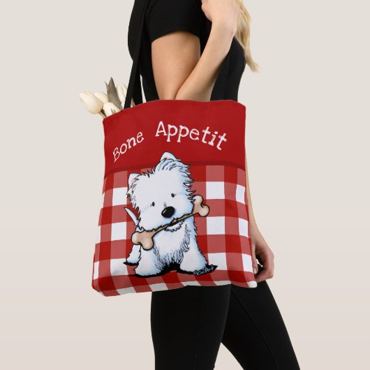 KiniArt Westie Terrier Tasche (Von Nahem)