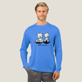 KiniArt Westie Terrier Tri-Blend Shirt (Volle Vorderseite)