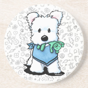KiniArt Westie Terrier Untersetzer