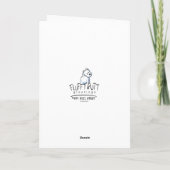 KiniArt Westie Terriers Christmas Card Karte (Rückseite)