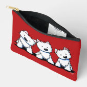KiniArt Westie Trio Small Zubehörtasche (Offen)