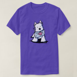 KiniArt Westie Valentine T - Shirt