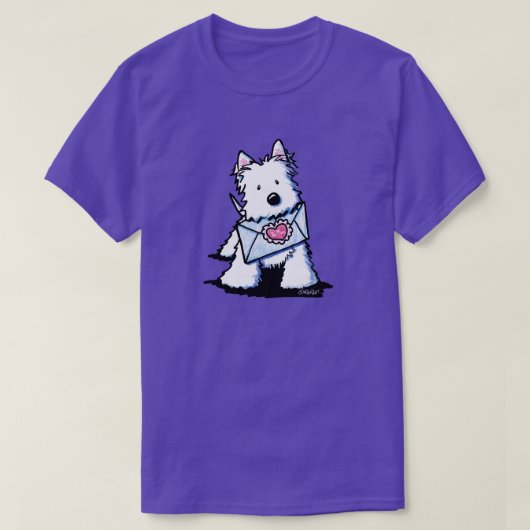 KiniArt Westie Valentine T - Shirt (Design vorne)