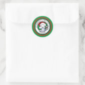 KiniArt Westie Weihnachtskaffee Stickers (Tasche)