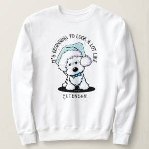 KiniArt Westie Weihnachtspulli Sweatshirt