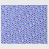 KiniArt Westie Weihnachtswrapping Paper Geschenkpapier (Flach)