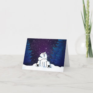 KiniArt Westie Winter Karte