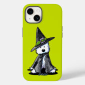 KiniArt Westie Witch Case-Mate iPhone Hülle (Rückseite)
