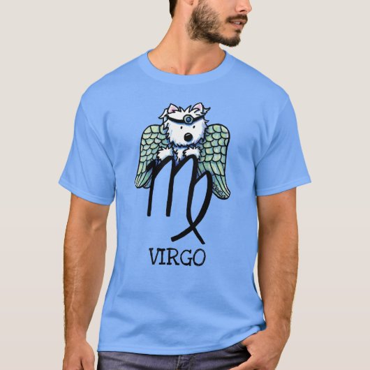 KiniArt Westie Zodiac Virgo T - Shirt (Vorderseite)