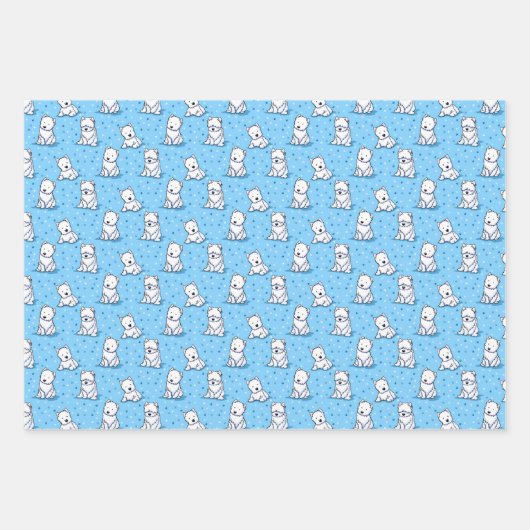 KiniArt Westies Geschenkpapier Set (Vorderseite 2)