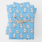 KiniArt Westies Geschenkpapier Set (Beispiel)