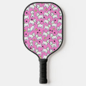 KiniArt Westies Pink Pickleball Paddel Pickleball Schläger (Vorderseite)
